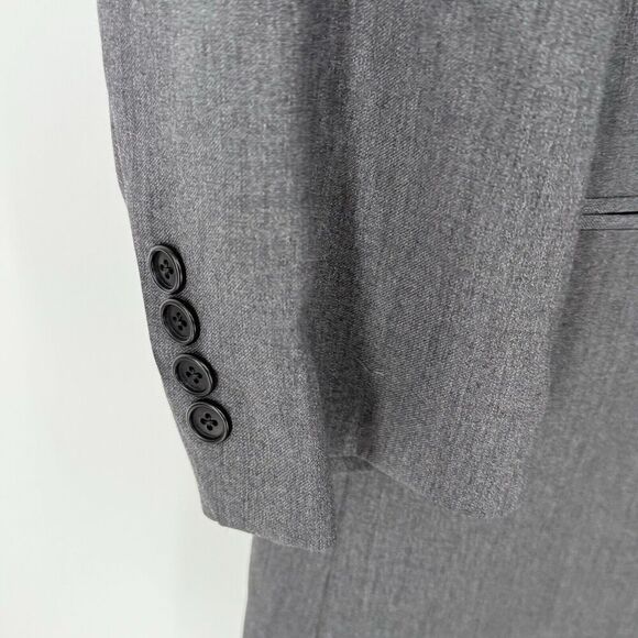 Hugo Boss Super 100 Blazer Jacket Gray Men’s Size 42S 100% Wool - Picture 3 of 7
